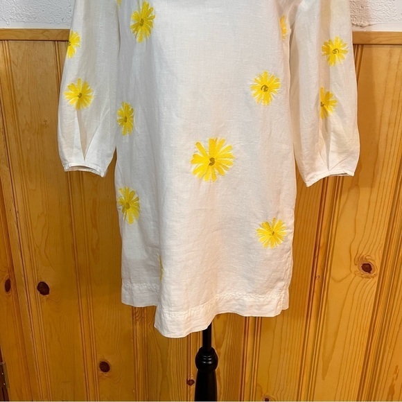 NWT SOMETHING NAVY Revolve Embroidered 3/4 Sleeve Open Back Mini Dress Sz-S - Picture 4 of 10